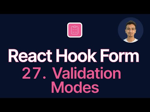 React Hook Form Tutorial 1 Introduction