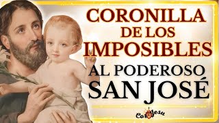 🔴🧺POR TUS INTENCIONES CORONILLA DE LOS IMPOSIBLES A SAN JOSÉ🪵|HOY ENERO 17| CANASTO DE SAN JOSÉ
