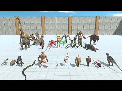 ALL WEAKEST UNITS VS BOSS - Animal Revolt Battle Simulator