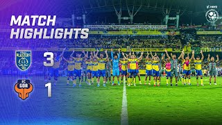 Highlights - Kerala Blasters 3-1 FC Goa | MW 6, Hero ISL 2022-23