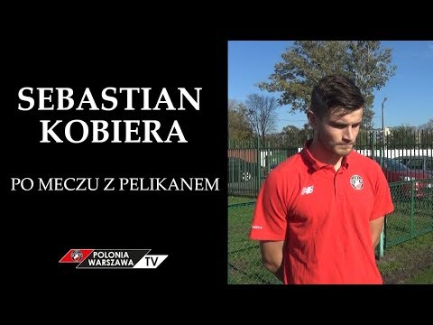 Sebastian Kobiera po meczu z Pelikanem Łowicz