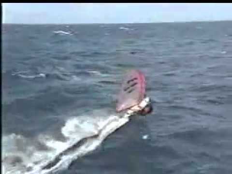 Robbie Naish Windsurfing Wave Jump Big Air Hawaii