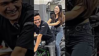 Download lagu The moment when a beautiful girl tried riding pillion on a Ninja H2🗿 #viral #motovlog #shorts mp3