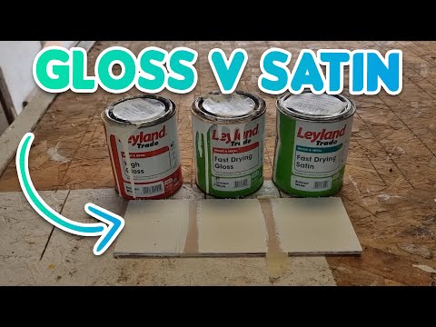 Gloss Vs Satin Paint