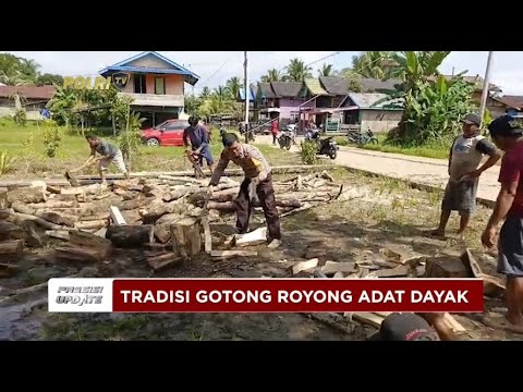 PRESISI UPDATE : BHABINKAMTIBMAS MENGIKUTI TRADISI ADAT DAYAK 08/01/2025 19.00