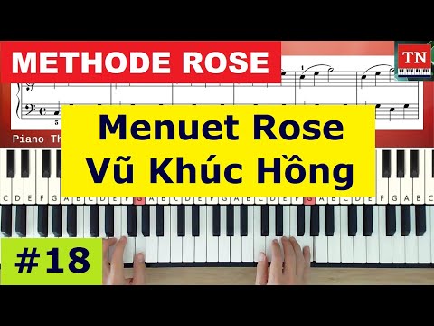 [ Methode Rose ] Menuet rose | Vũ Khúc Hồng | Piano Tutorial