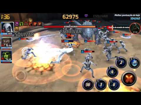 Marvel Future Fight - Batalha de Aliança Extrema. Cavaleiro da Lua - 119k (heróis/combate)