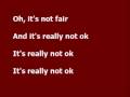 Not fair - Lily Allen lyrics 