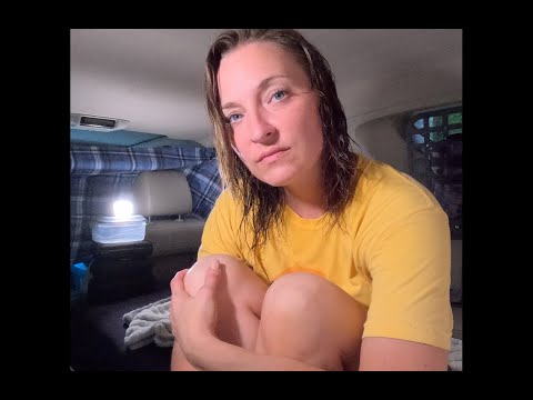 Solo wild car camping in my 19 year old 4runner/Rain/Relaxing
