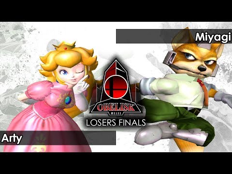 Melee: Arty (Peach) V Miyagi (Fox) - Obelisk 61 Tournament SSBM