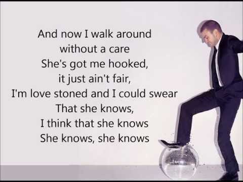 Love Stoned / I Think She Knows - Justin Timberlake (Lyrics) HQ