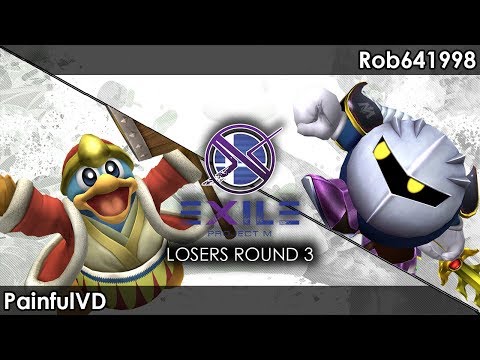 Project M: PainfulVD (King DeDeDe) V Rob641998 (Meta Knight) - Exile 101 Tournament SSBPM