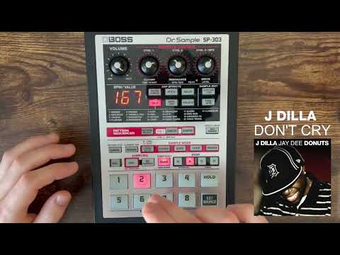 J Dilla "Don't Cry" recreation - Boss SP-303