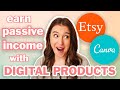 How to sell Etsy Digital Products to make PASSIVE INCOME 💰