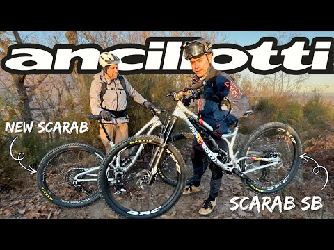 I'm testing the new Ancillotti Scarab MTB and the Scarab SB enduro bike.