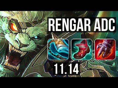 RENGAR & Sona vs ZIGGS & Leona (ADC) | 9/1/4, 1.4M mastery, 700+ games | KR Master | v11.14