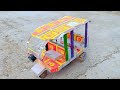 How To Make Tuk Tuk Rickshaw At Home DIY Matchbox