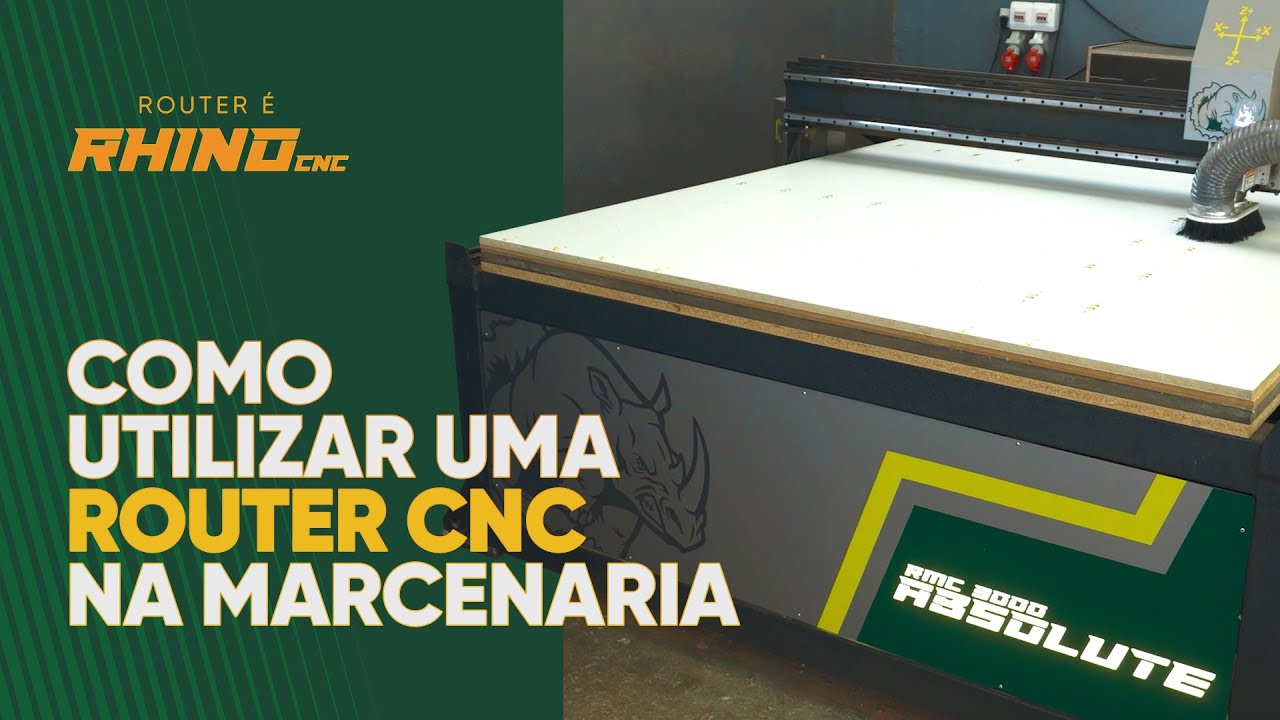 Como utilizar uma Router CNC na marcenaria