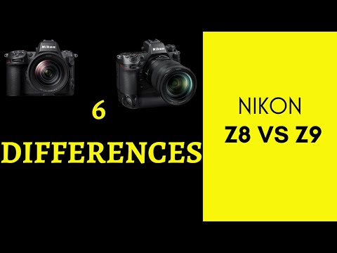The 6 Differences between Nikon Z8 Vs Z9 ! Camera Comparison