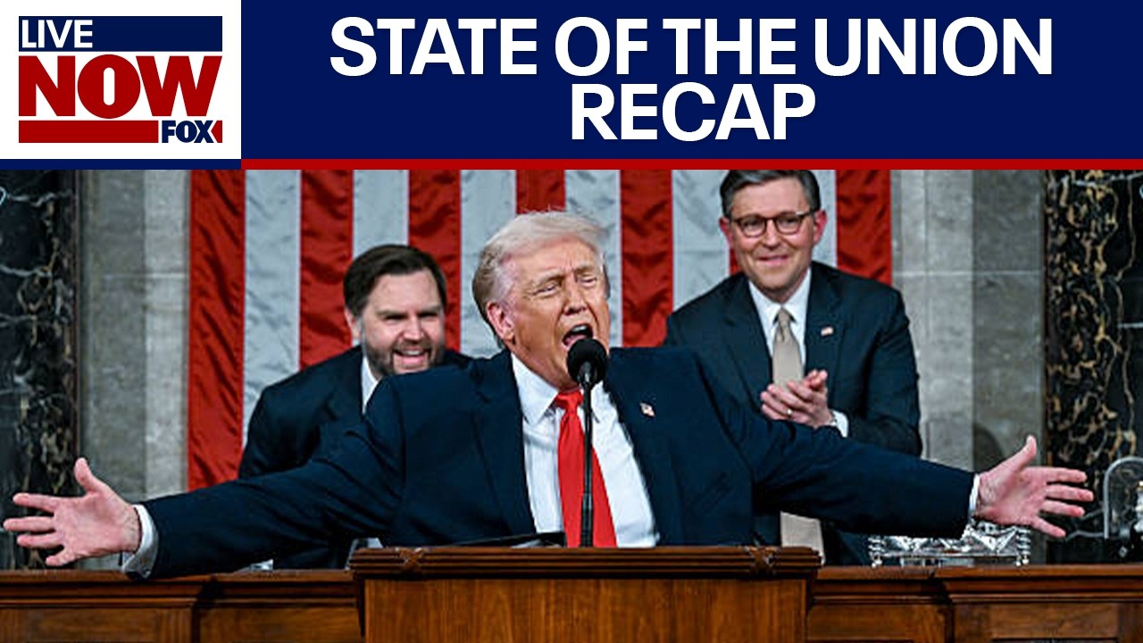 Trump touts economy in record-breaking State of the Union address