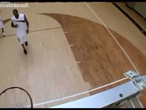 Kobe Bryant Grabs $100 dollar Bill From The Top Of The Backboard