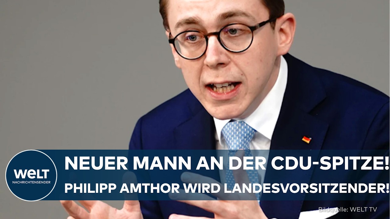 NEUSTART NACH CDU-CRASH: Philipp Amthor soll nach Wahlniederlage die Landespartei führen!