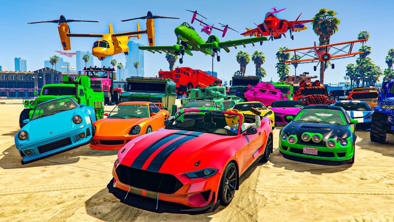 TODOS CONTRA MI EN MUSTANG!! NO ME VEN! - GTA 5 ONLINE