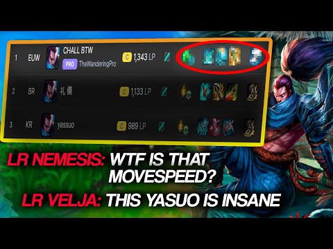 BROKEN Yasuo Build SHOCKS Nemesis & Velja! 😱 | TheWanderingPro
