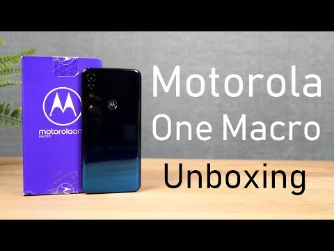 Motorola One Macro Unboxing, Specs, Price, Hands-on Review