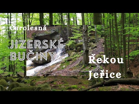 Jizerské bučiny , vodopády řeky Jeřice