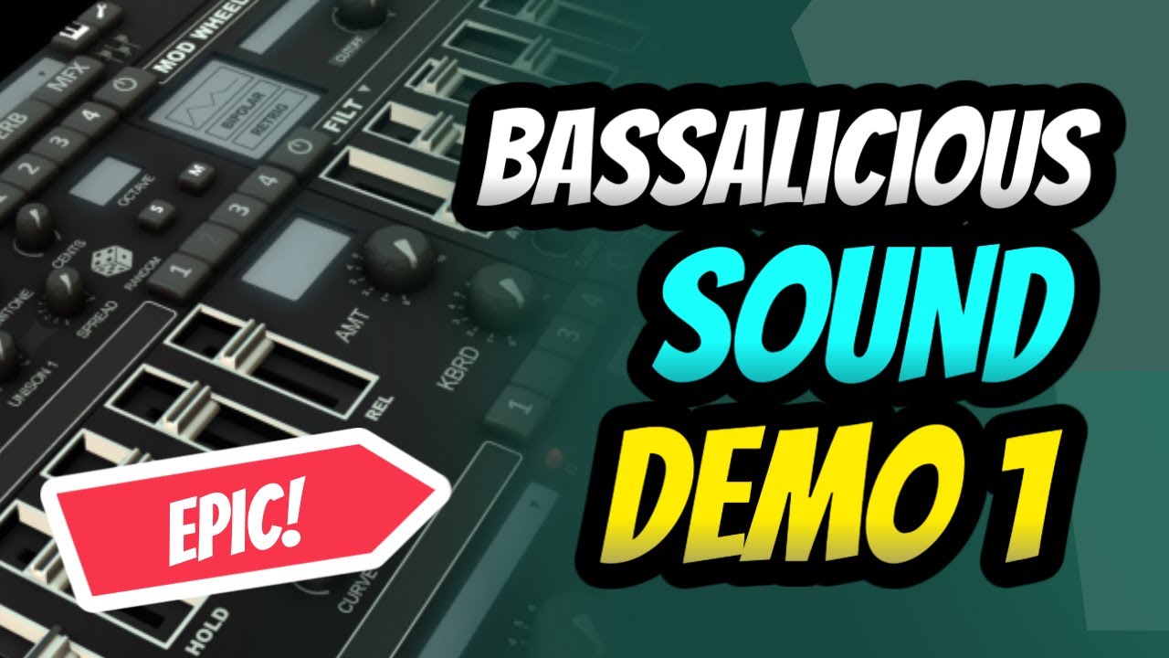 BASSalicious Synth Bass Plugin VST/AU/iPad - YouTube