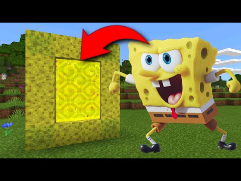 How To Make A Portal To The SpongeBob Dimension in Minecraft!!!