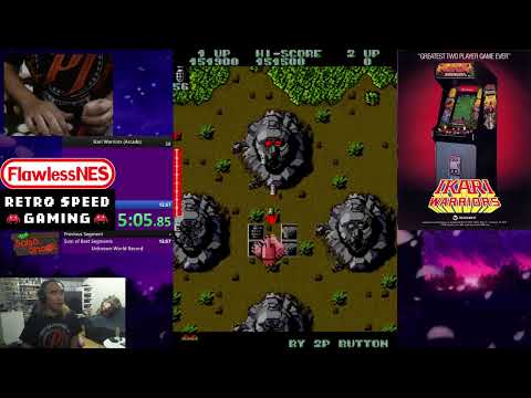 (WR) Ikari Warriors (Arcade) WR Speedrun 11.38