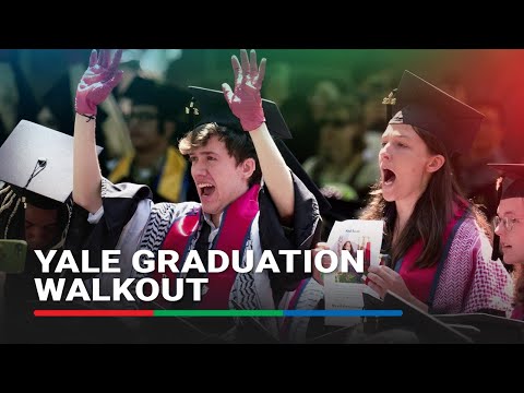 Graduates walk out of Yale commencement as part of pro-Palestine protest ABS-CBN News