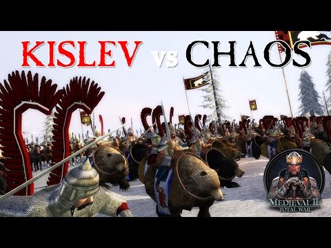 Kislev vs Chaos - Bear Cavalry - Call of Warhammer / Rage of Dark Gods Medieval 2 Mod