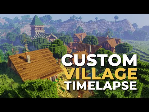 Building a Custom Village in Minecraft (Pandemia)