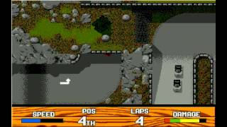 StickHead Plays Super Cars 2 (Atari ST)