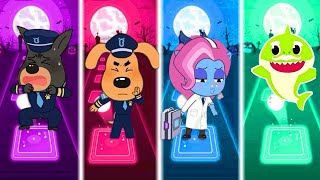 Sheriff Labrador 🆚 Sheriff Labrador🆚Baby Shark Team. Who Is Best?