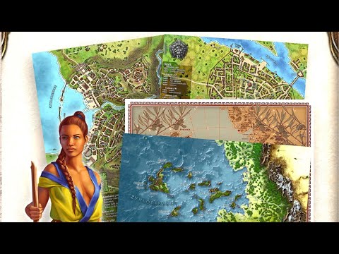 DSA Durchgeblättert Folge 237 - Landkartenset (Die Sonnenküste)