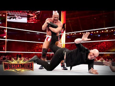 Kurt Angle Loses To Baron Corbin In Farewell Match At WrestleMania 35, Takes Final Bow Post-Match