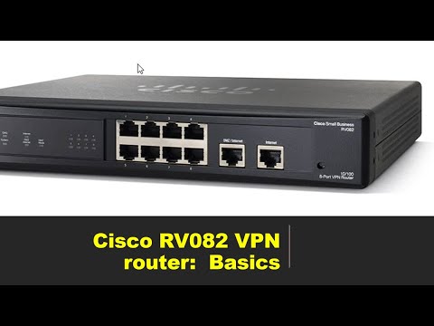Cisco RV082 VPN router:  QoS configuration, firmware upgrade and config backup
