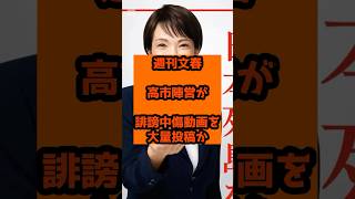 週刊文春の報道について　 #高市早苗　#自民党