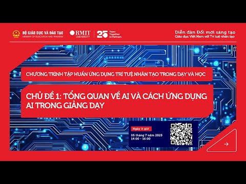 Workshop 1 của Chương trình tập huấn "Ứng dụng trí tuệ nhân tạo trong dạy và học" 2025