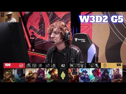 100 vs GG | Week 3 Day 2 S13 LCS Summer 2023 | 100 Thieves vs Golden Guardians W3D2 Full (React)