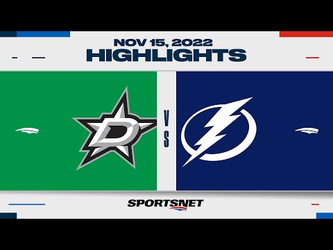 NHL Highlights | Stars vs. Lightning - November 15, 2022