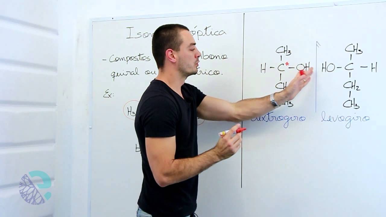 Isomeria óptica: um carbono quiral ou assimétrico