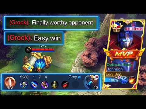 NEW STRATEGY UNLOCKED 😱 | THIS IS HOW YOU COUNTER GROCK USING JOHNSON ~ Mobile Legends: Bang Bang