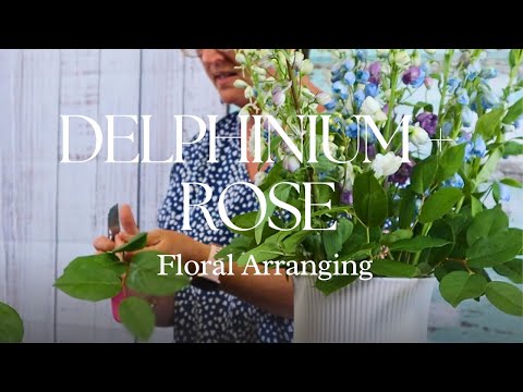 Designing With Blue + Purple Delphinium!