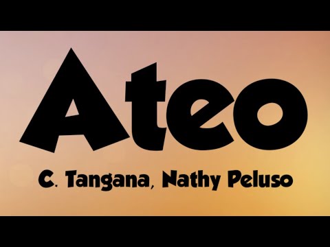 C. Tangana, Nathy Peluso - Ateo (Letra/ Lyrics),  C.tangana, nathy Peluso ateo lyrics video 2021