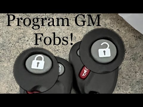 How to program GM Key Fobs 2002-2009 Trailblazer demonstration. SIMPLE!